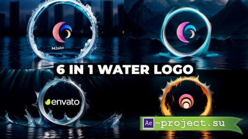 Videohive - 3D Water Abstract Logo Reveal - 52521478 - Project for After Effects