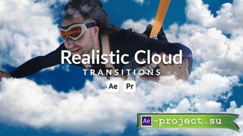 Videohive - Realistic Cloud Transitions - 52591800 - Project for After Effects