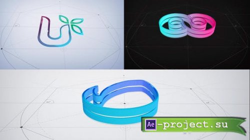 Videohive - 3D Glossy Architecture Logo - 23098497 - Project for After Effects