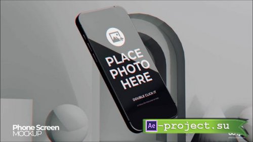 Videohive - Phone Screen Set Display Mockup - 52517626 - Project for After Effects