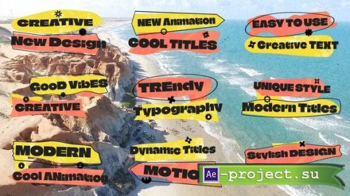 Videohive - Bright Abstract Titles - 52620617 - Project for After Effects