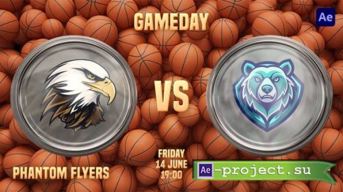 Videohive - Basketball Team Versus Screens - 52635736 - Project for After Effects