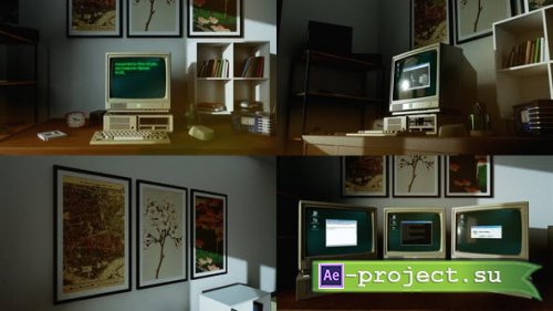 Videohive - Old Computer Opener - 52636280 - Project for After Effects