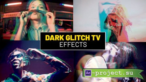 Videohive - Dark Glitch TV | After Effects - 52647142 - Project for After Effects