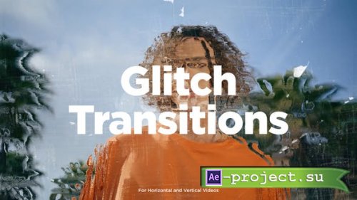 Videohive - Flash Glitch Transitions - 52637630 - Project for After Effects