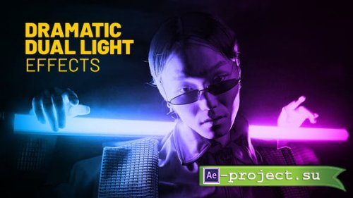 Videohive - Dramatic Dual Light Effects | After Effects - 52647232 - Project for After Effects