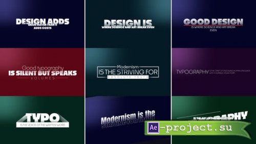 Videohive - Text Animations - 52638530 - Project for After Effects