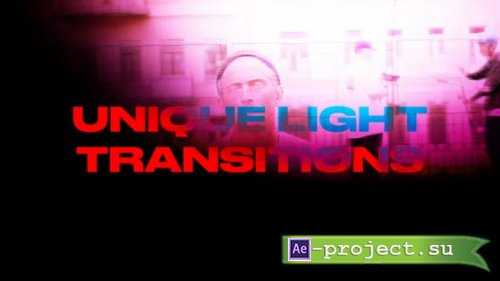 Videohive - Unique Light Transitions - 52689870 - Project for After Effects