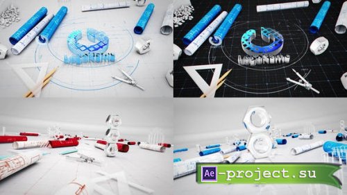 Videohive - Construction Blueprint Unveil - 52703221 - Project for After Effects