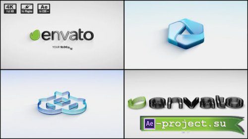 Videohive - 3D Clean Logo Animation - 52728194 - Project for After Effects