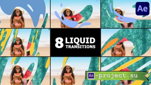 Videohive - Liquid Transitions | After Effects - 52661555 - Project for After Effects