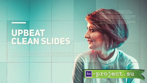 Videohive - Upbeat Clean Slides - 21676258 - Project for After Effects