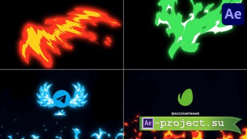Videohive - Firebirds Logo Pack for After Effects - 52704819 - Project for After Effects