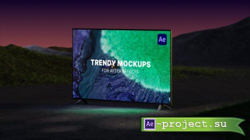 Videohive - Abstract Nature TV Mockups - 52736032 - Project for After Effects