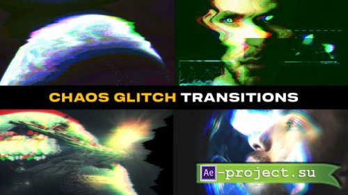 Videohive - Chaos Glitch Transitions | After Effects - 52753061 - Project for After Effects