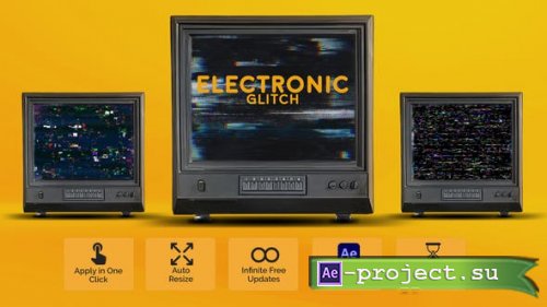 Videohive - Electronic Glitch - 52756985 - Project & Script for After Effects