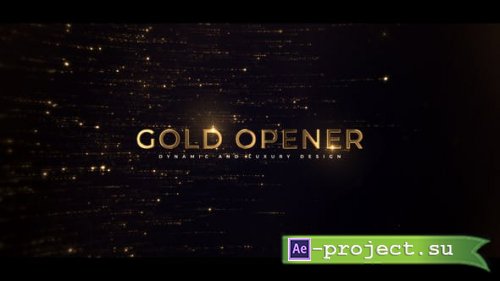 Videohive - Gold Elegant Titles - 52754194 - Project for After Effects