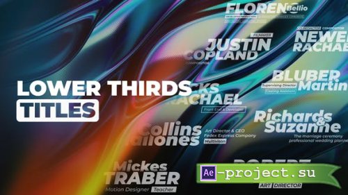 Videohive - Modern Overlap Lower Thirds - 52790432 - Project for After Effects