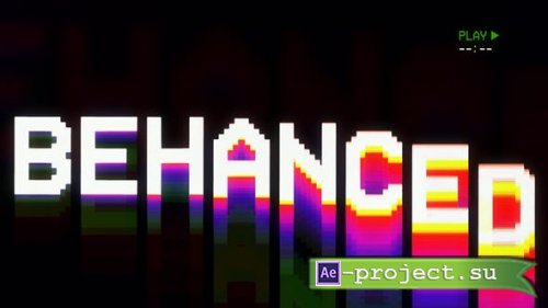 Videohive - VHS 8-bit Glitch Logo - 52803990 - Project for After Effects
