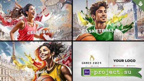 Videohive - Games 2024 Basketball - 51976150 - Project for After Effects