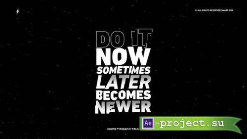 Videohive - Kinetic Typography || After Effects - 52837026 - Project for After Effects