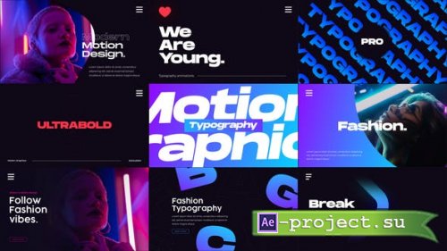 Videohive - Modern Typography - 52842155 - Project for After Effects