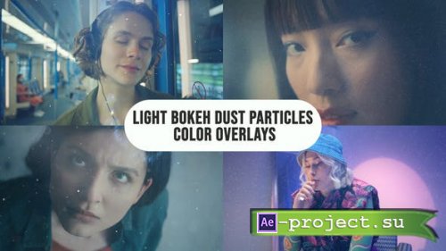 Videohive - light Bokeh Dust Particles Color Overlays - 52829348 - Project for After Effects