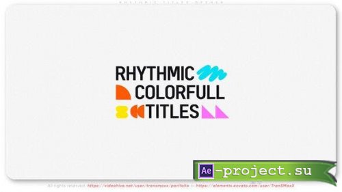 Videohive - Rhythmic Titles Opener - 52847206 - Project for After Effects