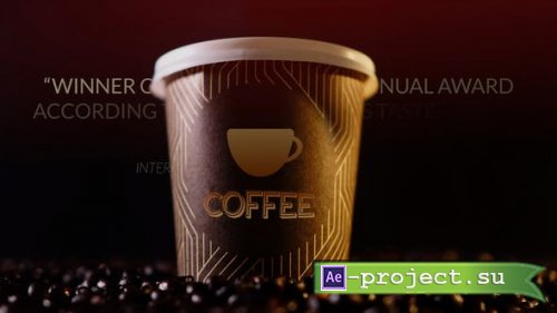 Videohive - Coffee Logo Opener - 52861235 - Project for After Effects