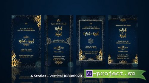 Videohive - Wedding Invitation Vertical Instagram Stories - 52859115 - Project for After Effects