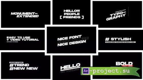 Videohive - Bold Titles | After Effects - 52881905 - Project for After Effects