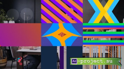 Videohive - Colorful Logo Transitions - 52898074 - Project for After Effects