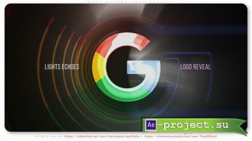 Videohive - Lights Echoes Logo Reveal - 52893452 - Project for After Effects