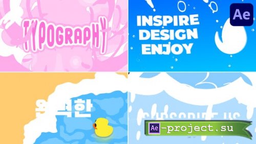 Videohive - Typography Liquid for After Effects - 52898223 - Project for After Effects