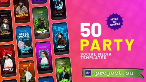 Videohive - Instagram Party Reels - 52907872 - Project for After Effects