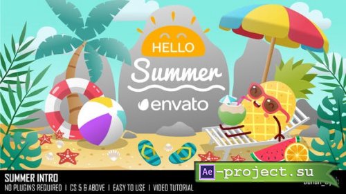 Videohive - Summer Intro - 52903821 - Project for After Effects