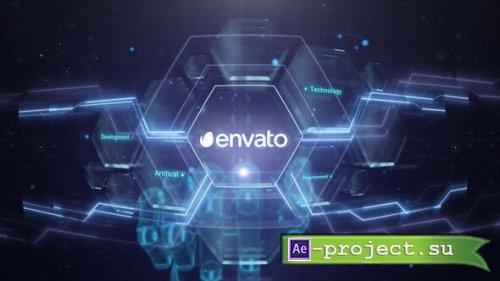 Videohive - Digital Robotic Hand Presentation Logo Reveal - 52716320 - Project for After Effects