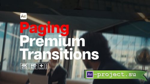 Videohive - Premium Transitions Paging - 52923972 - Project for After Effects