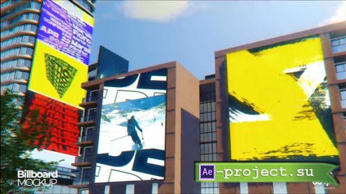 Videohive - Cityscape Billboard Building - 52917599 - Project for After Effects