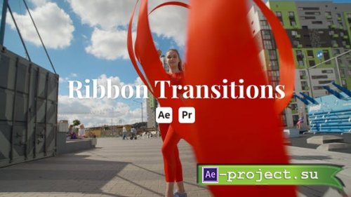 Videohive - Ribbon Transitions - 52925833 - Project for After Effects