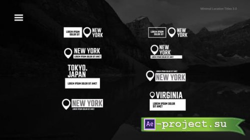 Videohive - Location Titles | AE - 52929384 - Project for After Effects