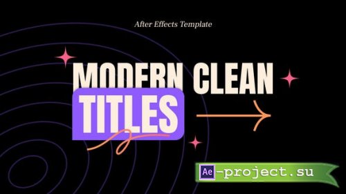 Videohive - Modern Clean Titles - 52940068 - Project for After Effects