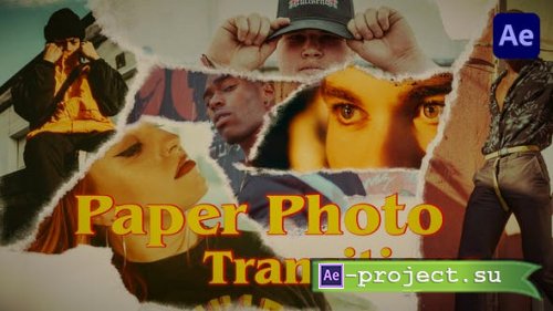 Videohive - Paper Photo Transitions - 52947508 - Project for After Effects