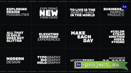 Videohive - Text Animation | AE - 52940649 - Project for After Effects