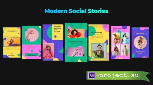 Videohive - Modern Social Stories - 52944634 - Project for After Effects