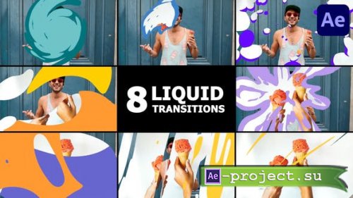 Videohive - Liquid Transitions | After Effects - 52922910 - Project for After Effects