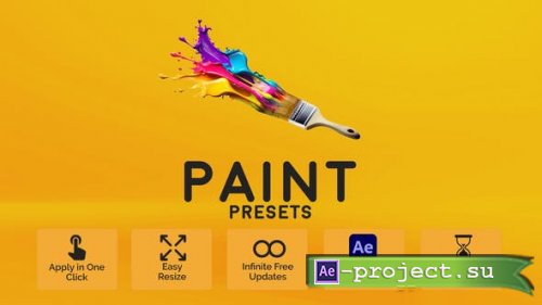 Videohive - Paint Presets for After Effects - 52993007 - Project & Script for After Effects