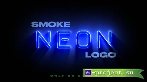 Videohive - Neon And Smoke Logo - 52972343 - Project for After Effects