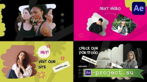 Videohive - Youtube Slides | After Effects - 52976604 - Project for After Effects