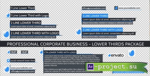 Videohive - Professional Corporate Business - Lower Thirds - 7939809 - Project for After Effects